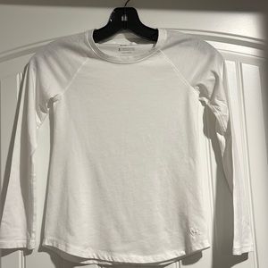 Justice girls white L/S never worn - very clean and soft